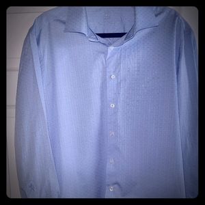 BUGATCHI UOMO REVERSIBLE CUFF SHIRT
